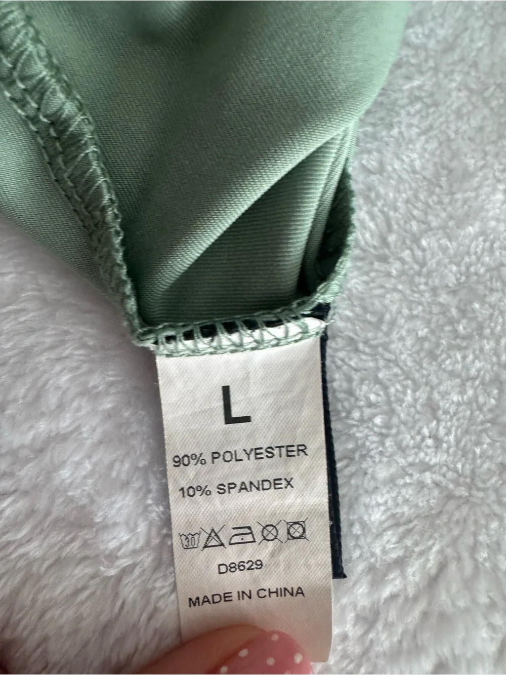 Women’s Sage Green Tank Top with Tie Back